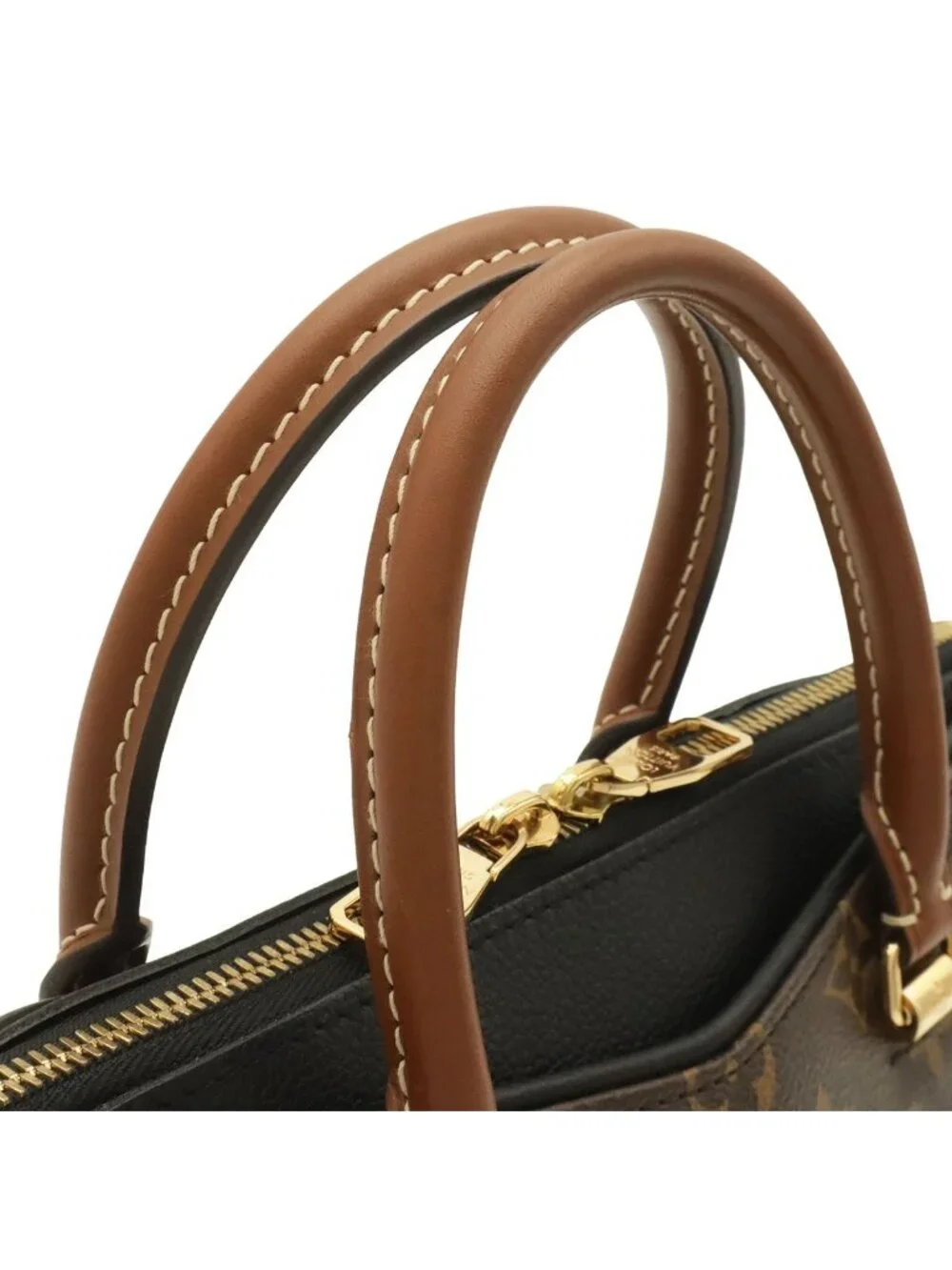 Louis Vuitton Monogram Pallas BB 2-Way Shoulder Bag Crossbody Noir Black Gold